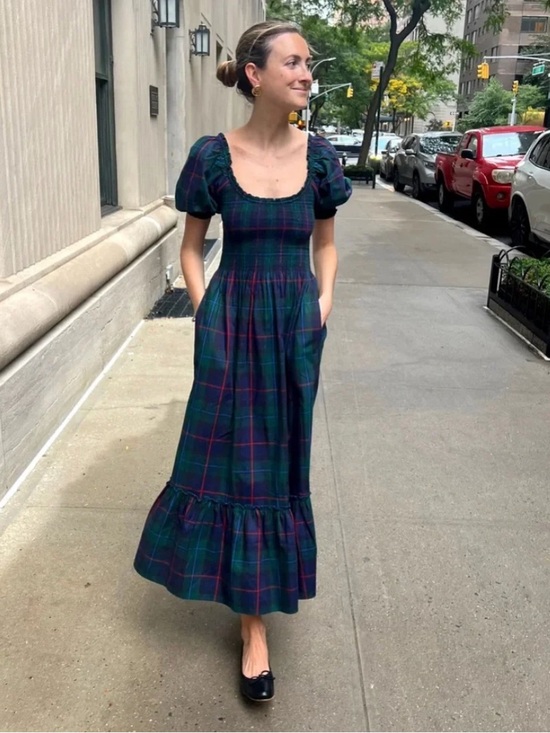 Hill House Dresses & Skirts - Hill House Louisa Nap Dress Tartan Print